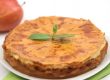 Apfelkuchen gedeckt