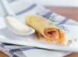 Palatschinken mit Räucherlachs