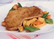 Naturschnitzel mit Gemüsenudeln