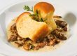 Thymianbuchteln mit Eierschwammerlsauce