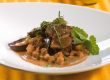 Gebratene Entenleber mit Birnenragout