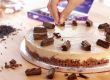Weihnachtstorte mit Milka Exclusiver Borkenschokolade