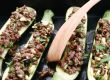 Gefüllte Zucchini