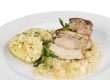 Schweinebraten mit Proseccokraut und Knödel