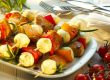 Marinierte Mozzarella-Spieße