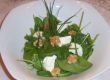 Blattspinat mit Schaffrischkäse und Walnüssen