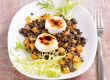 Lauwarmer Linsensalat mit Süßkartoffel