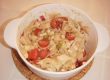 Nudelsalat mit Dattelcherrytomaten und Mozzarella Nudelsalat mit Dattelcherrytomaten und Mozzarella