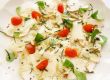 Steinpilz Carpaccio mit Parmesan und Knusper-Rosmarin Steinpilz Carpaccio mit Parmesan und Knusper-Rosmarin