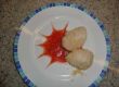Topfennockerl mit Erdbeersauce Topfennockerl mit Erdbeersauce