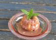 Dinkelküchlein mit Nuss-Schokosauce Dinkelküchlein mit Nuss-Schokosauce