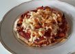 Glutenfreie Schinken-Käse-Mais-Pizza Glutenfreie Schinken-Käse-Mais-Pizza