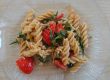 Pasta mit Rucola, Tomaten und Hanföl Pasta mit Rucola, Tomaten und Hanföl