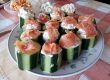 Gurkentürmchen mit Lachs Gurkentürmchen mit Lachs