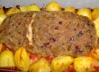 Faschierter Braten auf Karotten-Tomatengemüse Faschierter Braten auf Karotten-Tomatengemüse