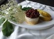 Holler-Milchreistörtchen mit Birnen Holler-Milchreistörtchen mit Birnen