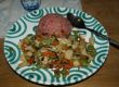 Wok mit Kräuterseitlingen Wok mit Kräuterseitlingen