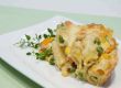 Gemüse-Nudelauflauf überbacken