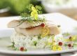 Geräucherter Saibling mit Gurken-Topfenmousse