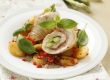 Putenröllchen mit Spargel und Rohschinken