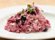 Rote-Rüben-Risotto mit Heidelbeeren