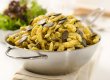 Kürbiskernspätzle mit grünem Salat Kürbiskernspätzle mit grünem Salat
