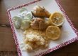 Zitronen-Rosmarin-Huhn mit Couscous und Gurkensalat Zitronen-Rosmarin-Huhn mit Couscous und Gurkensalat