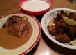 Naturschnitzel mit panierten Champignons Naturschnitzel mit panierten Champignons
