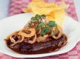 Zwiebelrostbraten mit Kartoffelchips