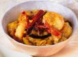 Auberginen-Curry mit Garnelen