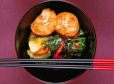 Gebratene Jakobsmuscheln mit Pak Choi