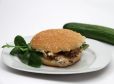 Truthahn-Gurken-Burger