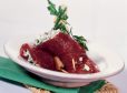 Carpaccio-Röllchen mit Ziegenfrischkäse