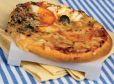 Pizza ai quattro formaggi (Pizza mit vier Käsesorten)