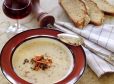 Eingebrannte Erdäpfel Schwammerlsuppe