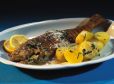 Forelle gebraten mit brauner Butter und Petersilie