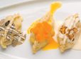 Kärntner Kasnudeln mit Kürbissauce