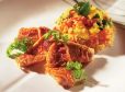 Rotbarben mit Tomaten-Paprika-Couscous