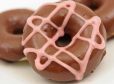 Donuts mit Schokolade und Punsch