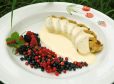 Nackater Bua mit Mostschaum