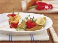 Geräucherter Heilbutt mit scharfem Paprika-Sesam