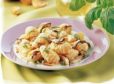 Gnocchi mit cremigen Steinpilzen und Basilikum