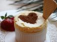 Parfait aus weißer Schokolade