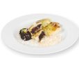 Blunzn im Krautmantel mit Apfel-Semmelkren