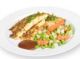 Erdäpfelpuffer mit Gemüse