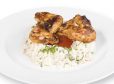 Chicken Wings mit Zitronenreis und Sauce