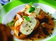 Brotsuppe mit Mozzarella