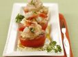 Gefüllte Ofentomaten mit Shrimps und Estragon