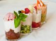 Aufstrich-Quartett im Glas