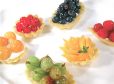 Törtchen mit Cremefülle und Obstbelag